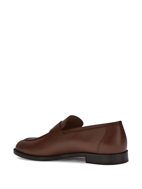 Loro Piana moccasin-stitched loafers - Brown