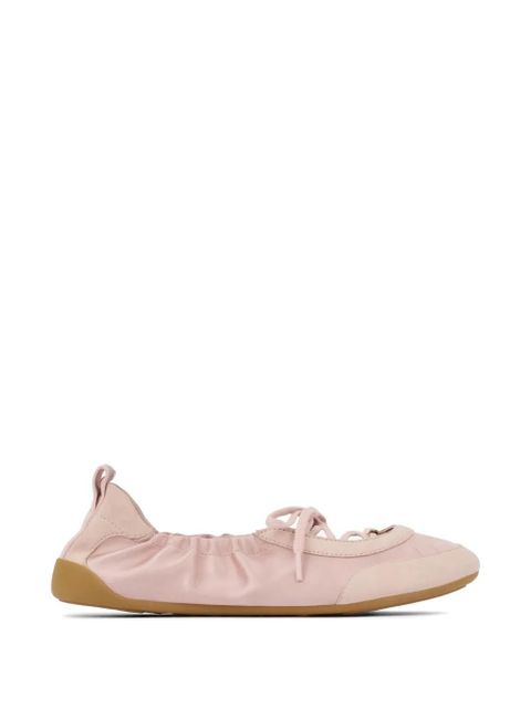 Chloé lace-up ballet flats - Pink - zdjęcie produktu nr 1