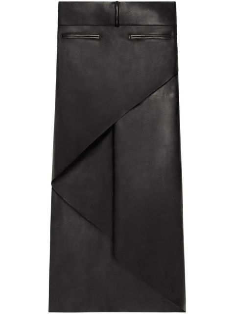 Courrèges Infinity midi skirt - Black - zdjęcie produktu nr 2