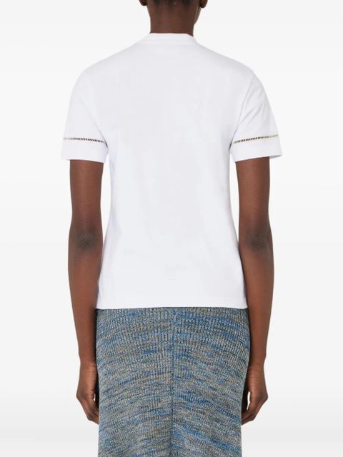 Ferragamo Ajour Sticker short-sleeves T-shirt - White