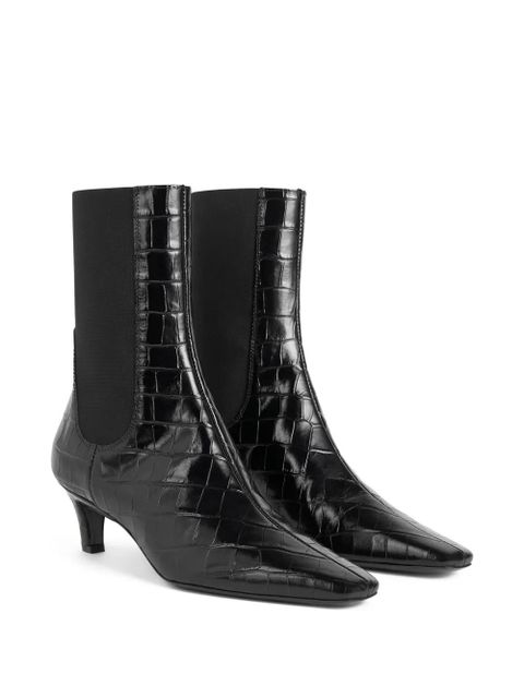 TOTEME embossed Chelsea boots - Black - zdjęcie produktu nr 2