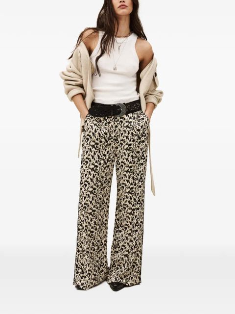 Ba&Sh Plyde printed wide-leg trousers - Neutrals - zdjęcie produktu nr 2