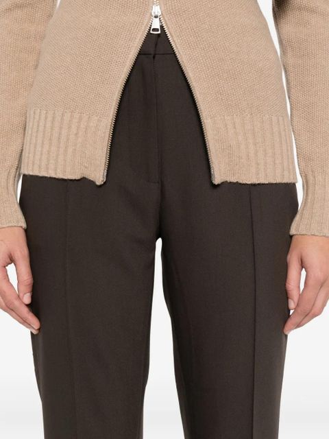 Aya Muse seam-detail trousers - Brown