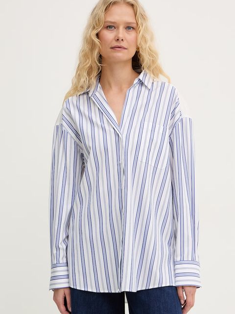 Weekend Max Mara koszula damska z bawełną TESSILE - zdjęcie produktu nr 1