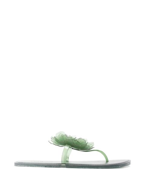 FARM Rio semi-transparent finish flip-flops - Green - zdjęcie produktu nr 1