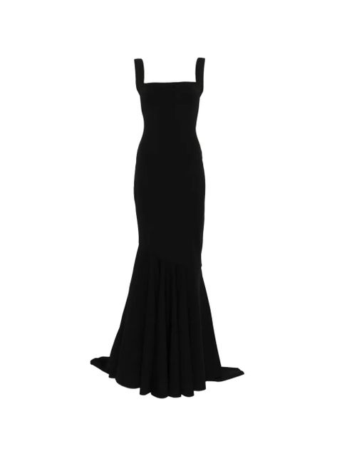 Solace London Lottie square-neck maxi dress - Black - zdjęcie produktu nr 1