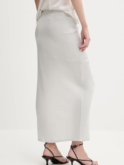 IRO spódnica kolor szary maxi prosta WM31RANNY