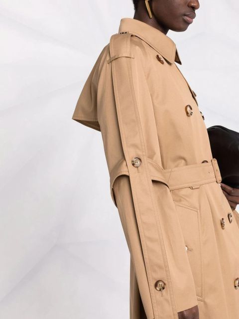 Burberry double-breasted trench coat - Brown