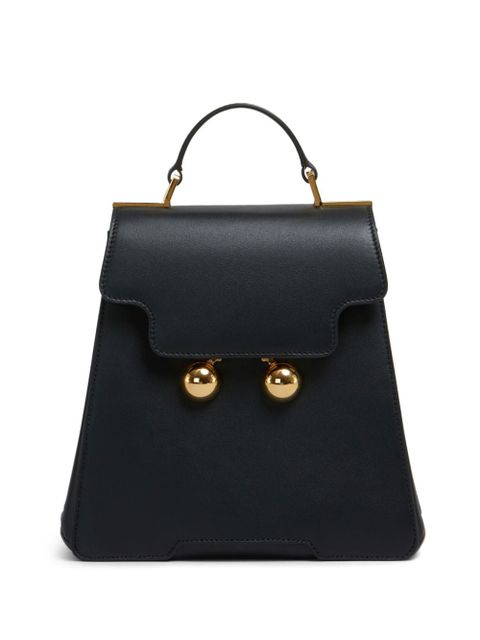 Marni Trunkaroo leather backpack - Black - zdjęcie produktu nr 1