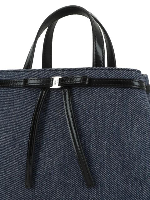Ferragamo mini bow-detail tote bag - Blue - zdjęcie produktu nr 2