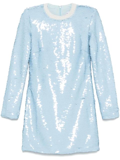 Self-Portrait sequin mini dress - Blue - zdjęcie produktu nr 1
