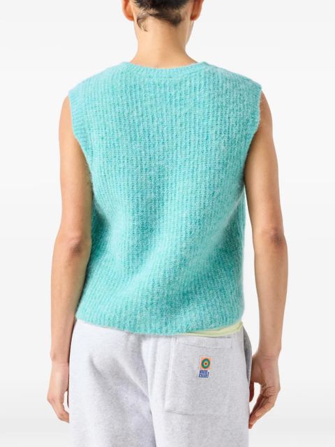 American Vintage East sleeveless cardigan - Green