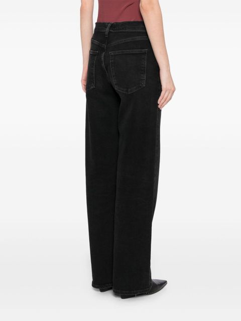 AGOLDE Harper straight-leg jeans - Black