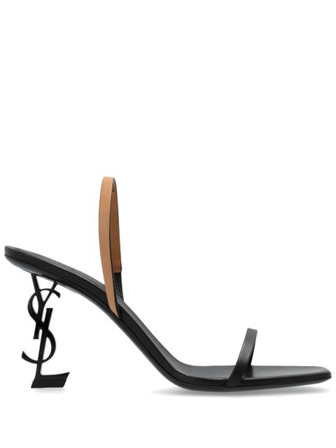 Saint Laurent 85mm Opyum sandals - Black