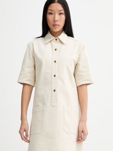 A.P.C. sukienka z bawełną ROBE POLY - zdjęcie produktu nr 1