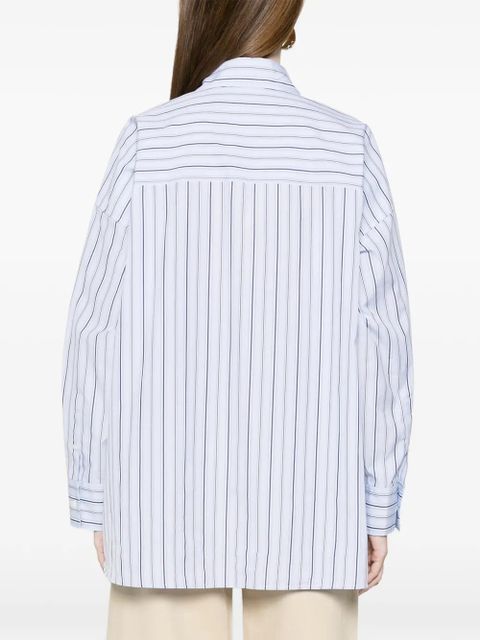 Weekend Max Mara striped-pattern shirt - Blue