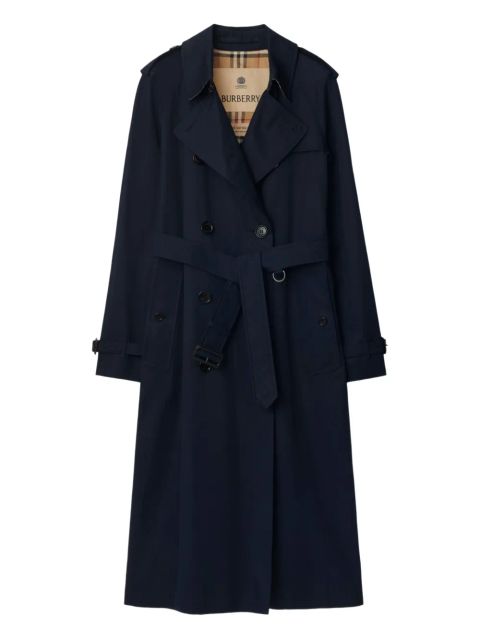 Burberry Waterloo double-breasted trench coat - Blue - zdjęcie produktu nr 1