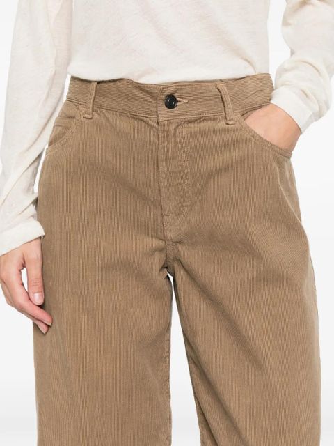 The Row Eglitta corduroy-pocket trousers - Brown