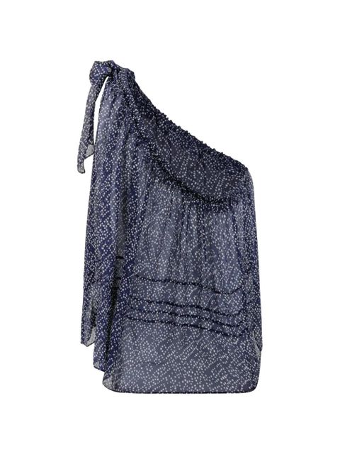 MARANT ÉTOILE Neslya one-shoulder top - Blue - zdjęcie produktu nr 2