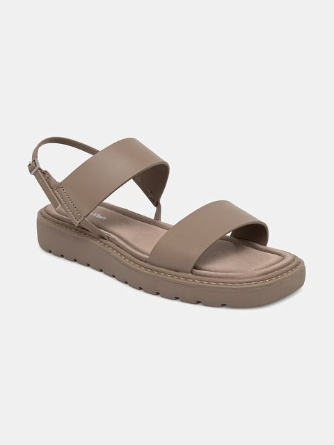 Calvin Klein sandały damskie SQ MOLDED SANDAL SLIN LTH - zdjęcie produktu nr 1