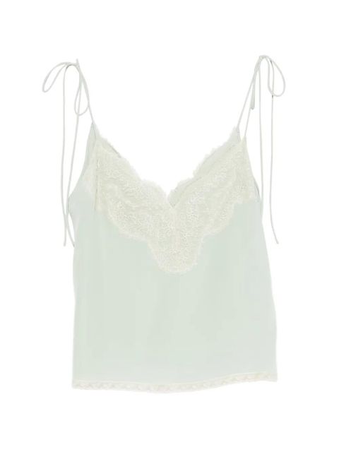 Valentino Garavani laced-trim blouse - Green - zdjęcie produktu nr 2