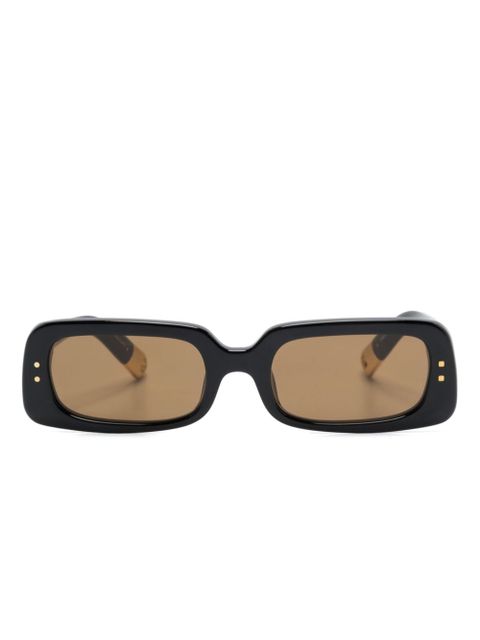 Jacquemus rectangle-frame sunglasses - Black - zdjęcie produktu nr 1
