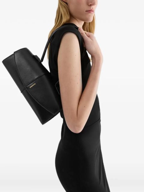 Jil Sander Linea leather shoulder bag - Black - zdjęcie produktu nr 2