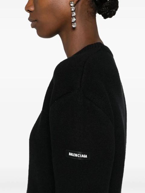 Balenciaga knitted sweater - Black