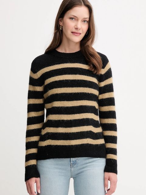 Mos Mosh sweter wełniany damski kolor czarny lekki 165660 - zdjęcie produktu nr 1