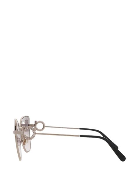 Ferragamo cat-eye full-rim sunglasses - Silver