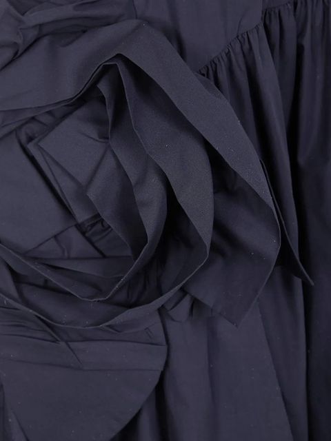 Simone Rocha ruffled-detail midi dress - Black