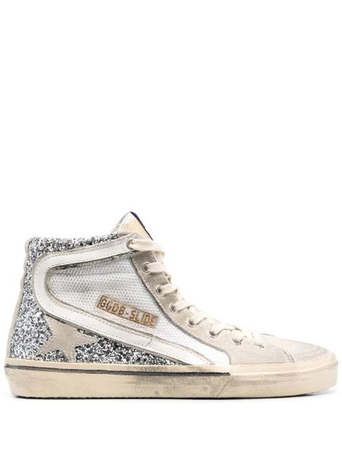 Golden Goose Slide high-top sneakers - Silver - zdjęcie produktu nr 1