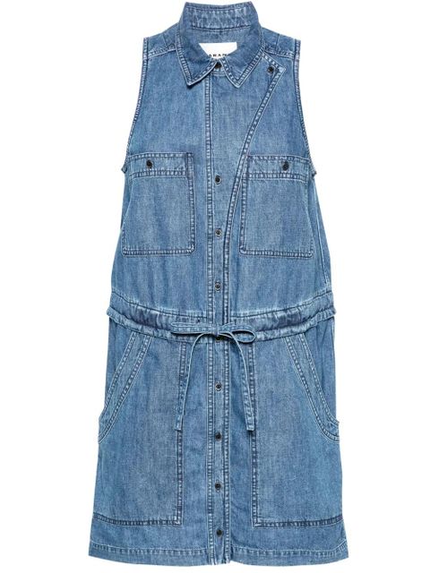 MARANT ÉTOILE Ines sleeveless denim minidress - Blue - zdjęcie produktu nr 1