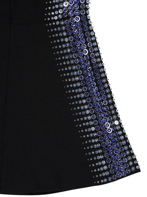 Casablanca embellished sleeveless mini dress - Black