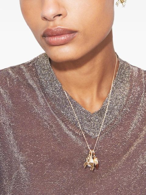 Tory Burch Curiosity horse-pendant necklace - Gold - zdjęcie produktu nr 2