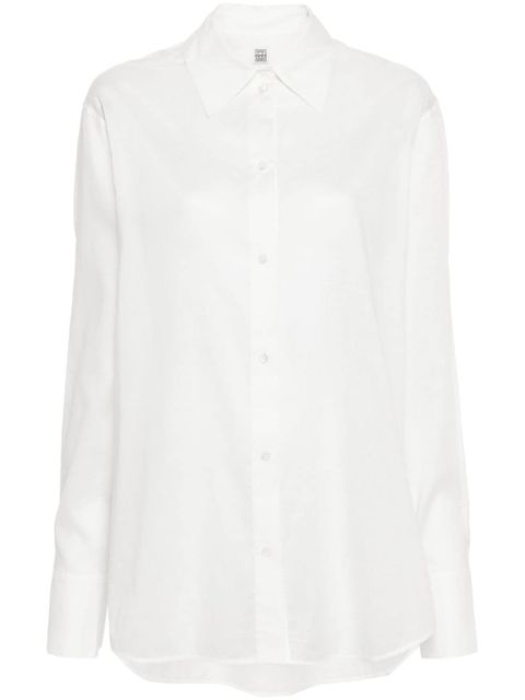 TOTEME long-sleeve cotton shirt - White - zdjęcie produktu nr 1