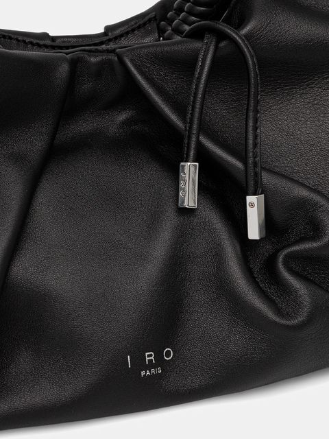 IRO torebka skórzana kolor czarny WP47SUNBAG