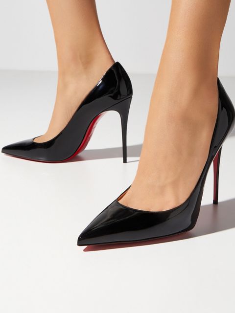 CHRISTIAN LOUBOUTIN - Czarne szpilki Kate 10 cm