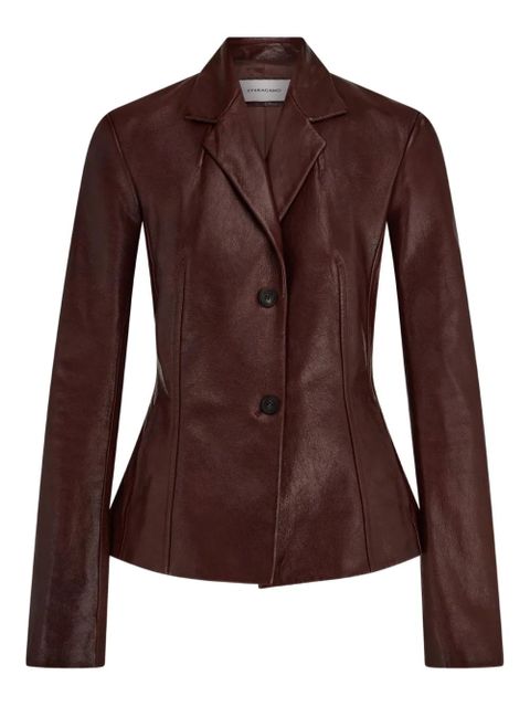 Ferragamo leather jacket - Brown - zdjęcie produktu nr 1