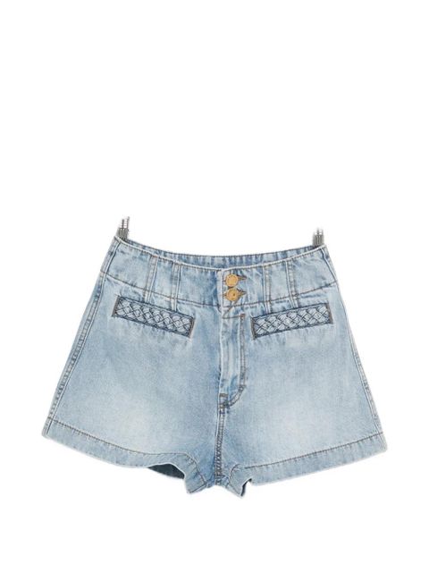 ZIMMERMANN ZIM INDRA DENIM SHORT SKYLARK - Blue - zdjęcie produktu nr 1