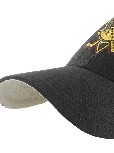 47 brand czapka z daszkiem z domieszką wełny NHL Anaheim Ducks kolor czarny z aplikacją H-MTLCS25WBP-BKB
