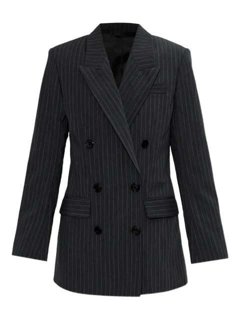 ISABEL MARANT Jevima pinstripe double-breasted blazer - Grey - zdjęcie produktu nr 1