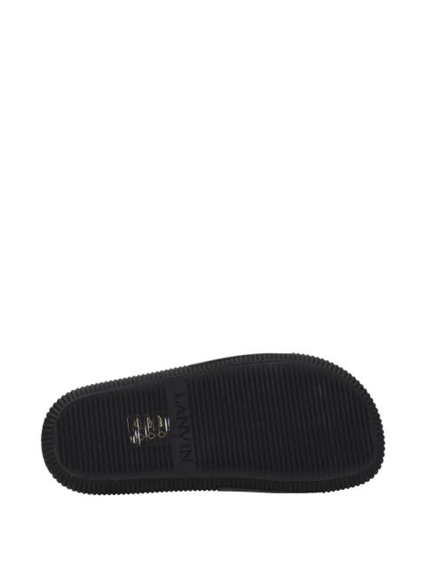 Lanvin logo-embellished sandals - Black