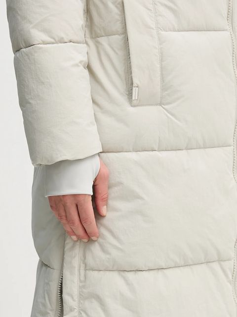 Mos Mosh kurtka Ollie kolor szary zimowa oversize 170810