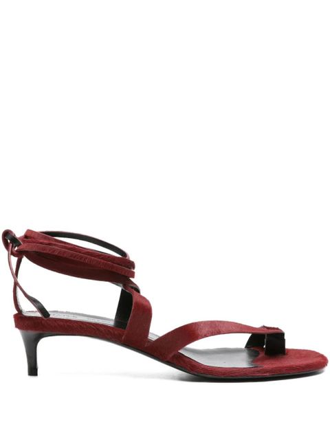 KHAITE 35mm Aimee heeled sandals - Red - zdjęcie produktu nr 1