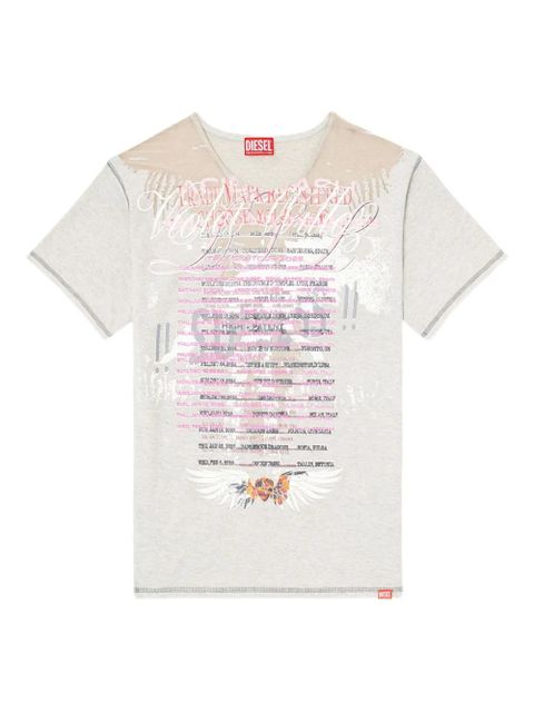 Diesel Remaster Capsule T-Normac T-shirt - Grey - zdjęcie produktu nr 1