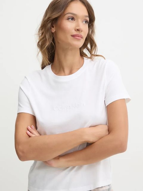 Calvin Klein Underwear t-shirt bawełniany lounge kolor biały 000QS7328E - zdjęcie produktu nr 1