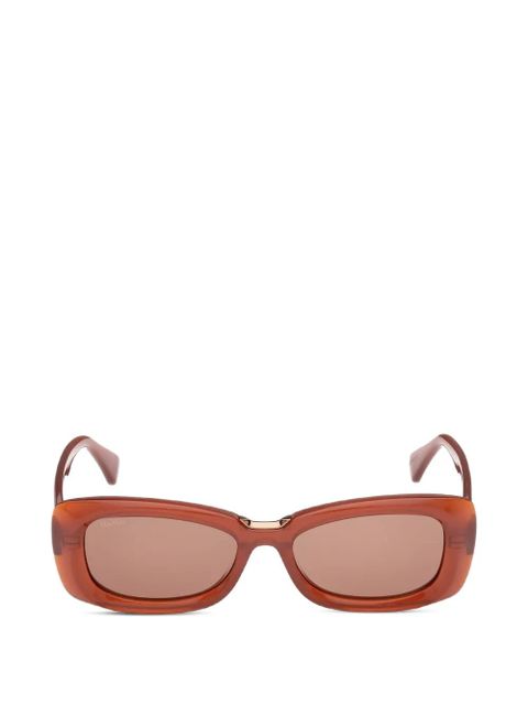 Max Mara Eyewear rectangle-frame sunglasses - Orange - zdjęcie produktu nr 1