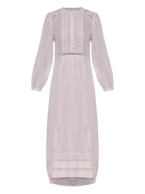 MARANT ÉTOILE openwork-lace midi dress - Pink - zdjęcie produktu nr 1