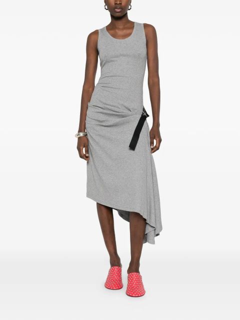 LOEWE Tank tie-detail midi dress - Grey - zdjęcie produktu nr 2